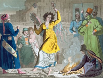 A Talysh Shaman Dancing Around the Fire, from 